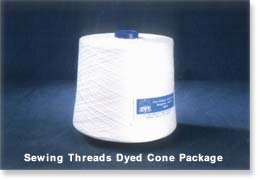 Sewing Threads Dyed Cone Package
